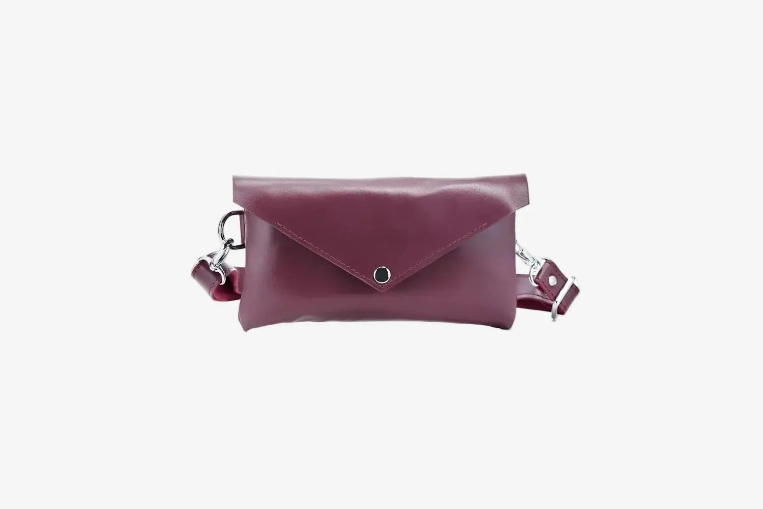 Шкіряна жіноча сумка-трансформер на пояс і через плече | Crossbody-конверт, фото 36 — Skin&Skin
