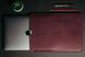 Кожаный чехол для MacBook FlatCase Бордовый Крейзи Хорс 13.3 LC05BGH-13 фото 1