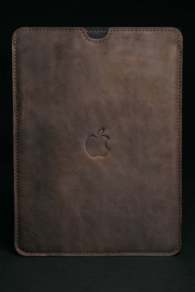 Шкіряний чохол для MacBook FlatCase Коричневий Крейзі Хорс 15.6 LC05BRH-15 фото