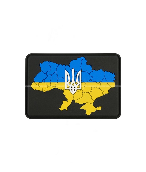 Шеврон на липучці Карта України CH6 фото