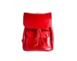 Кожаный рюкзак Helion красный