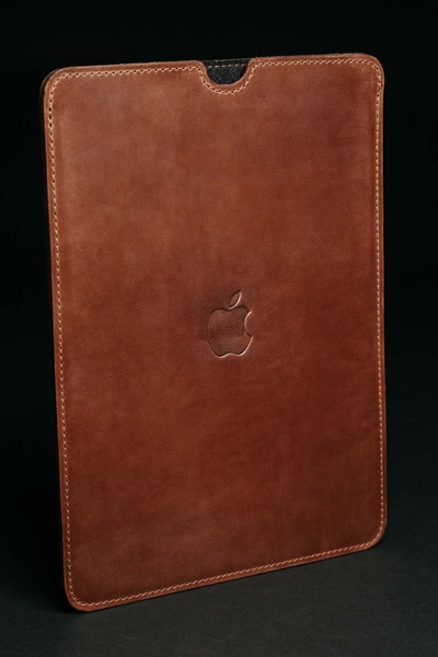 Кожаный чехол для MacBook FlatCase Коньячный Крейзи Хорс 16 LC05COH-16 фото