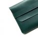 Кожаный Чехол для ноутбука Sleeve зеленый 16 LC04GR-16 фото 4