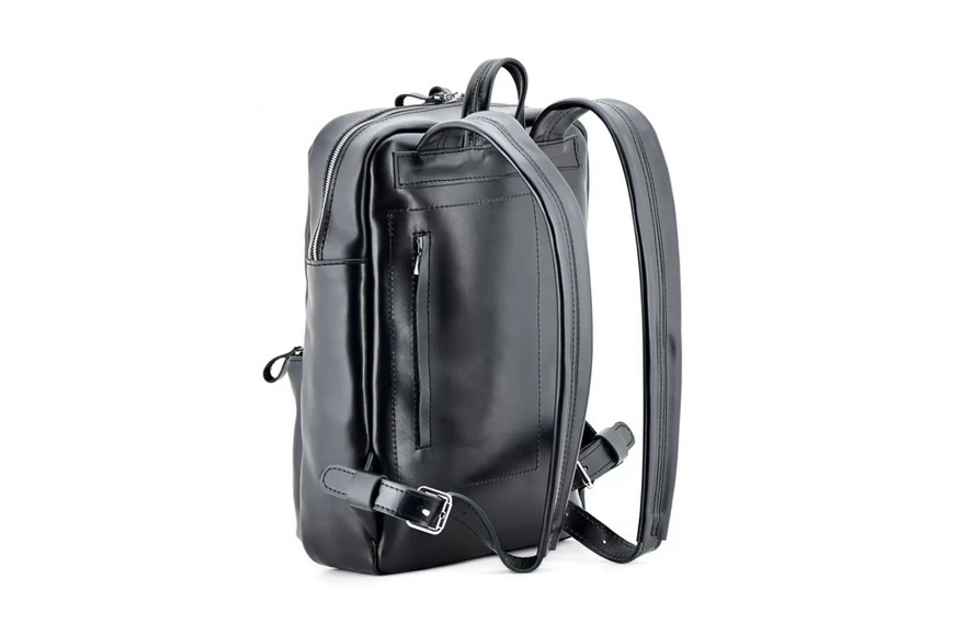 Кожаный рюкзак Nomad черный M BP04BL фото