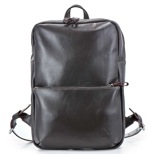 Кожаный рюкзак Nomad коричневый L BP04BR-L фото