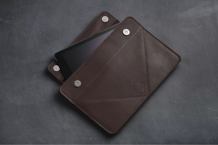 Кожаный Чехол с подставкой для iPad коричневый 12.9 LC07BR-12 фото
