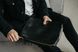 Кожаная папка-органайзер для ноутбука и Ipad черная Кайман LA25BLK фото 1