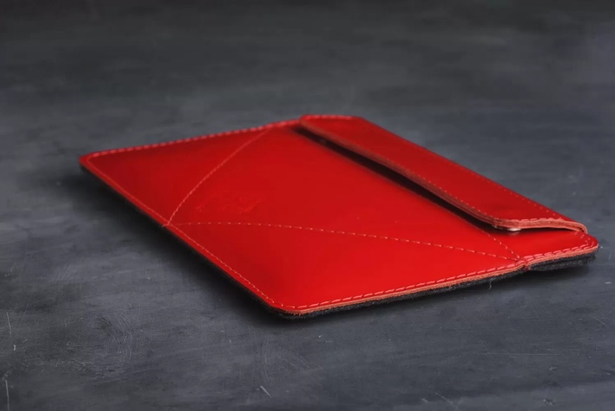 Кожаный Чехол с подставкой для iPad красный 12.9 LC07R-12 фото