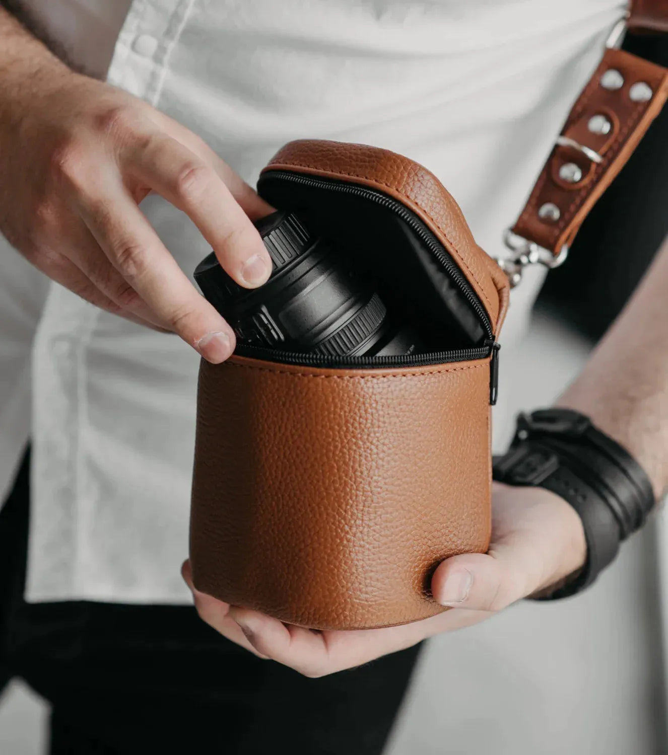 Leather Lens Cases - Wenderfarer