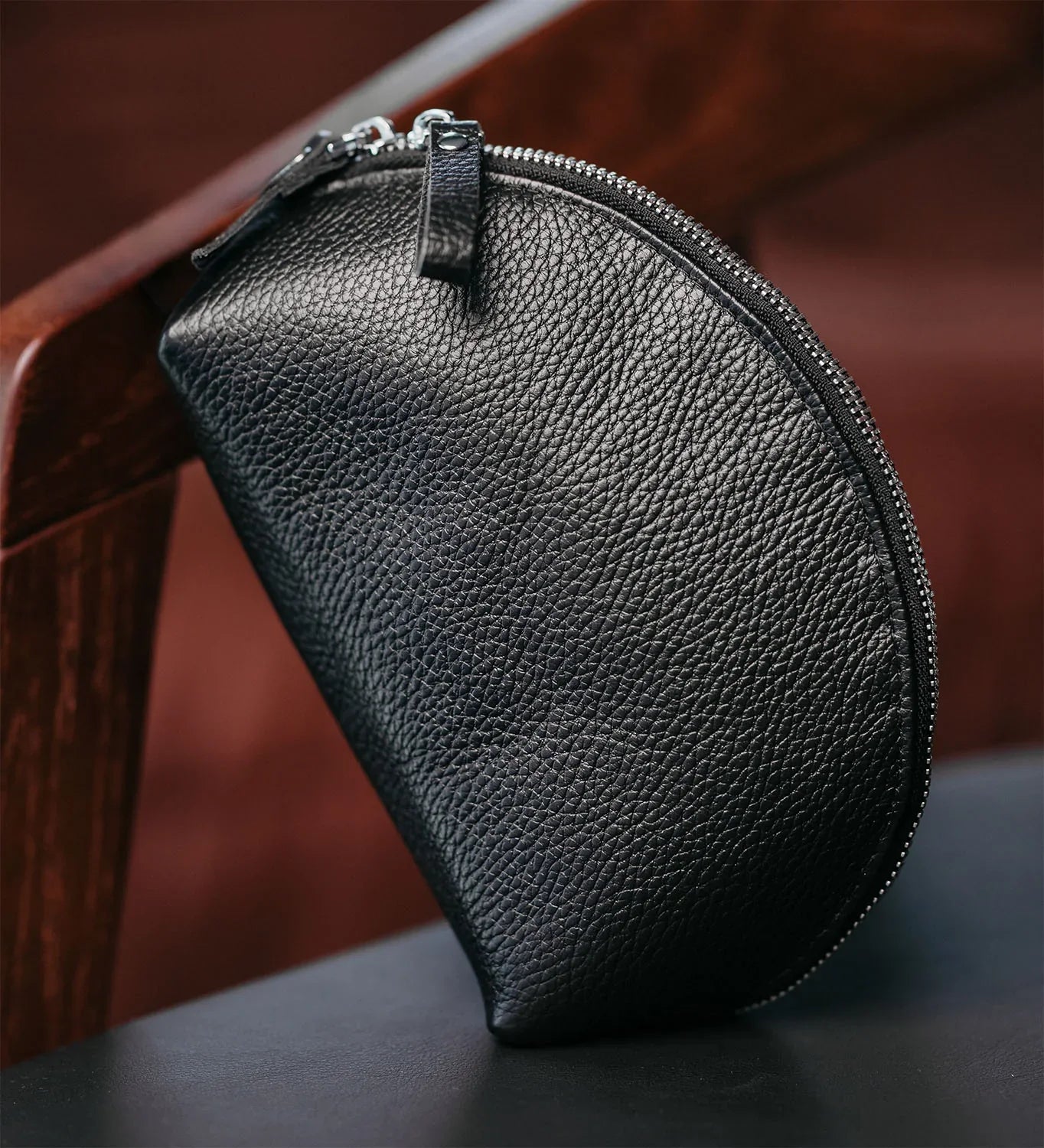 Жіноча косметичка Mirana із зернистої шкіри