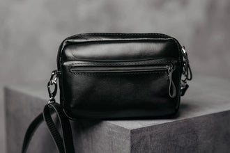 Шкіряна жіноча кросбоді-сумка WalkBag для повсякдення, фото 22 — Skin&Skin
