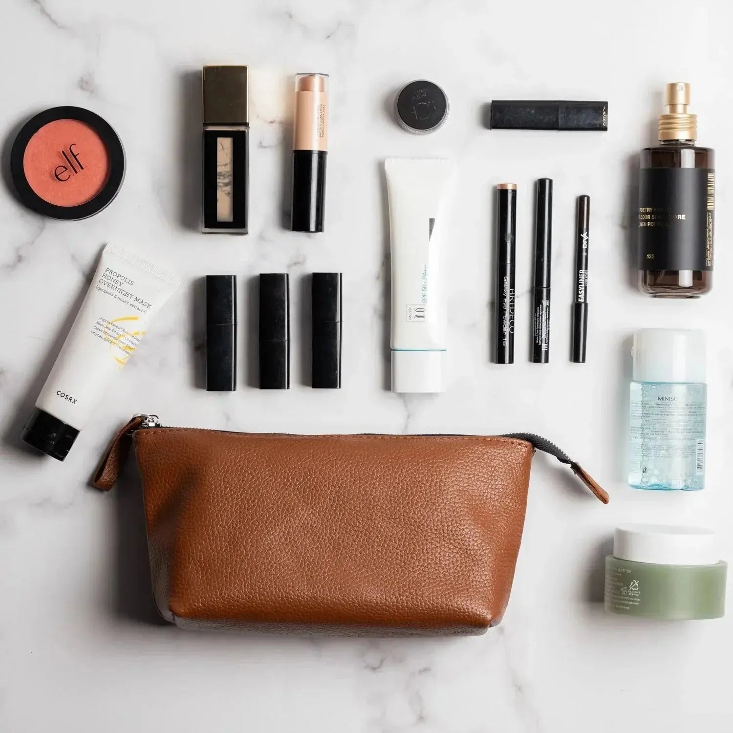Жіноча косметичка Allure із натуральної зернистої шкіри, фото 17 — Skin&Skin