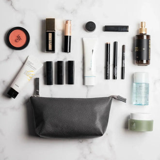 Жіноча косметичка Allure із натуральної зернистої шкіри, фото 42 — Skin&Skin