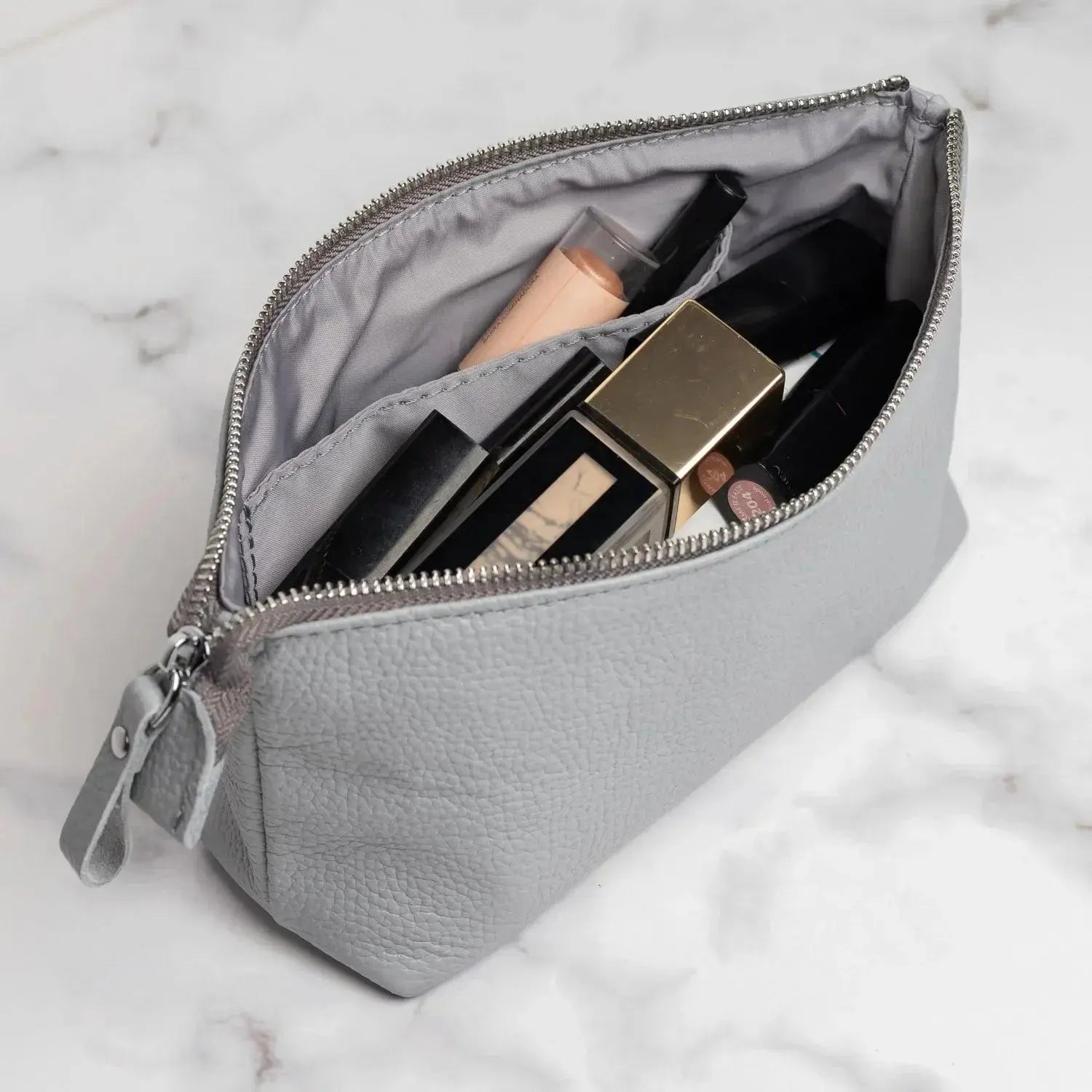 Жіноча косметичка Allure із натуральної зернистої шкіри, фото 49 — Skin&Skin