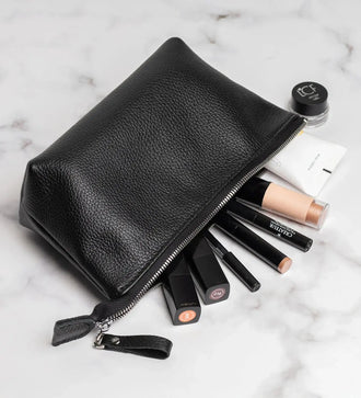 Жіноча косметичка Allure із натуральної зернистої шкіри, фото 24 — Skin&Skin