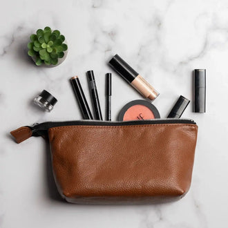 Жіноча косметичка Allure із натуральної зернистої шкіри, фото 15 — Skin&Skin