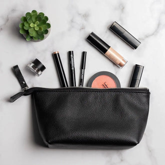 Жіноча косметичка Allure із натуральної зернистої шкіри, фото 26 — Skin&Skin