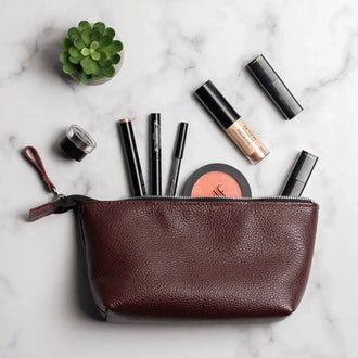 Жіноча косметичка Allure із натуральної зернистої шкіри, фото 60 — Skin&Skin