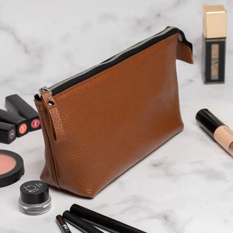 Жіноча косметичка Allure із натуральної зернистої шкіри, фото 14 — Skin&Skin