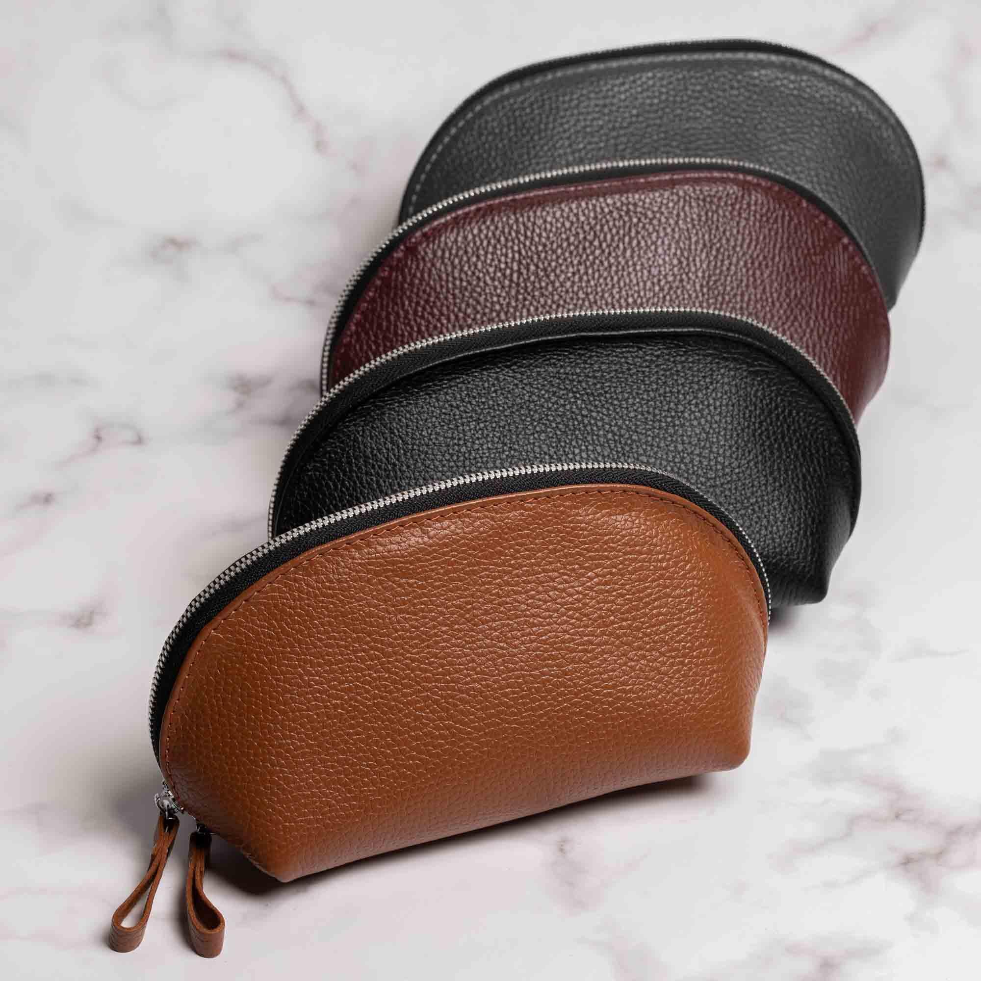 Жіноча косметичка Mirana із зернистої шкіри