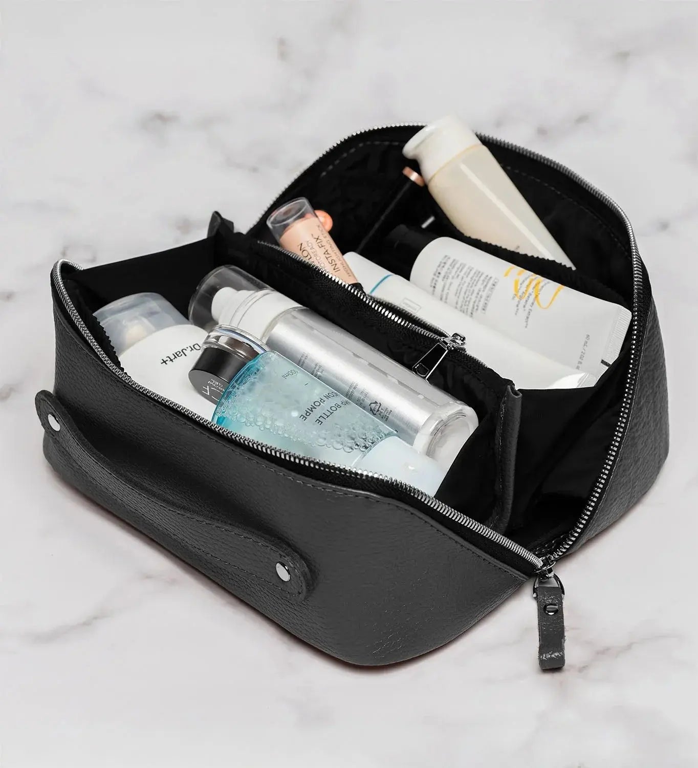 Жіноча косметичка BeautyBox із зернистої шкіри, фото 39 — Skin&Skin