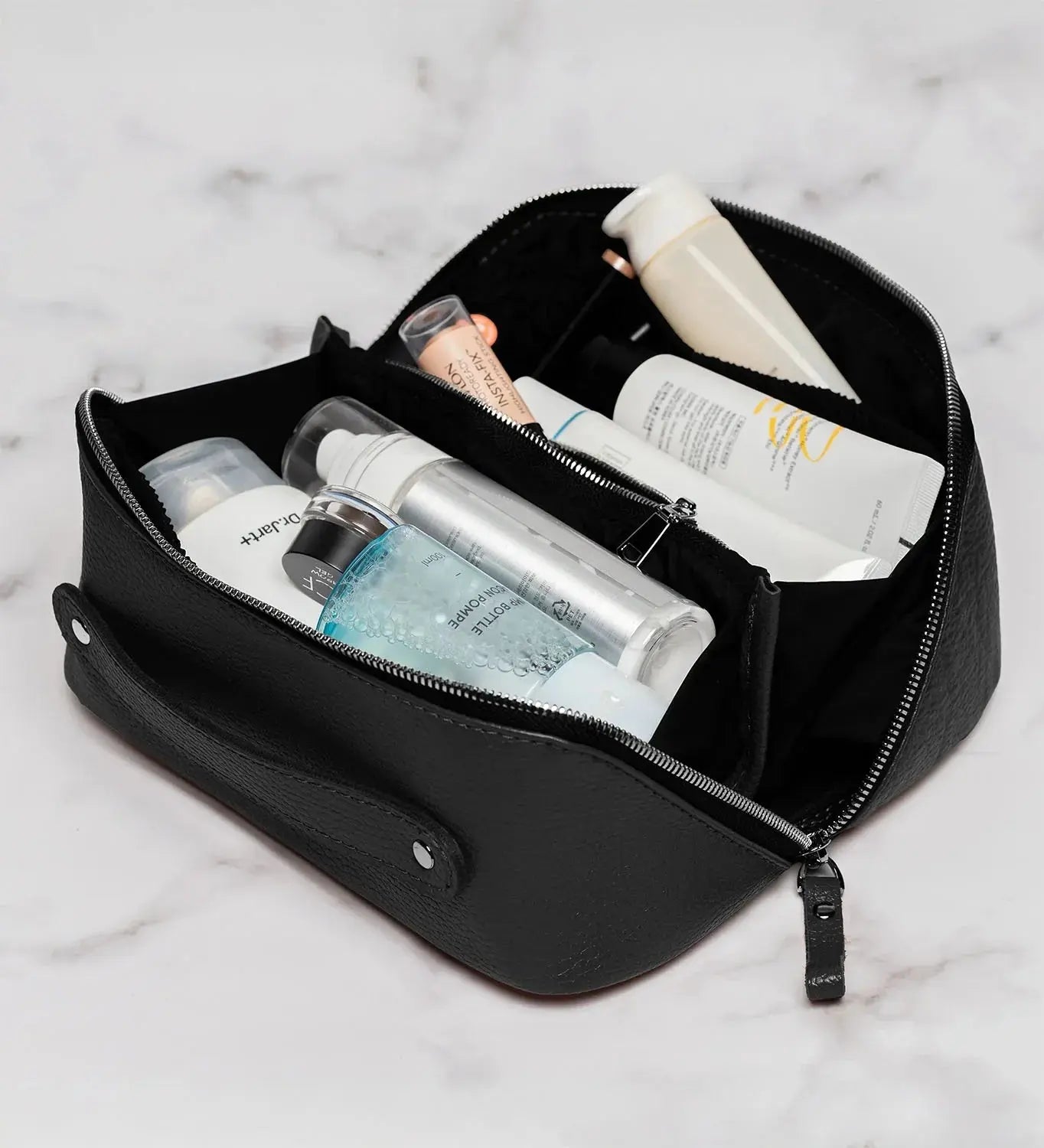 Жіноча косметичка BeautyBox із зернистої шкіри, фото 11 — Skin&Skin