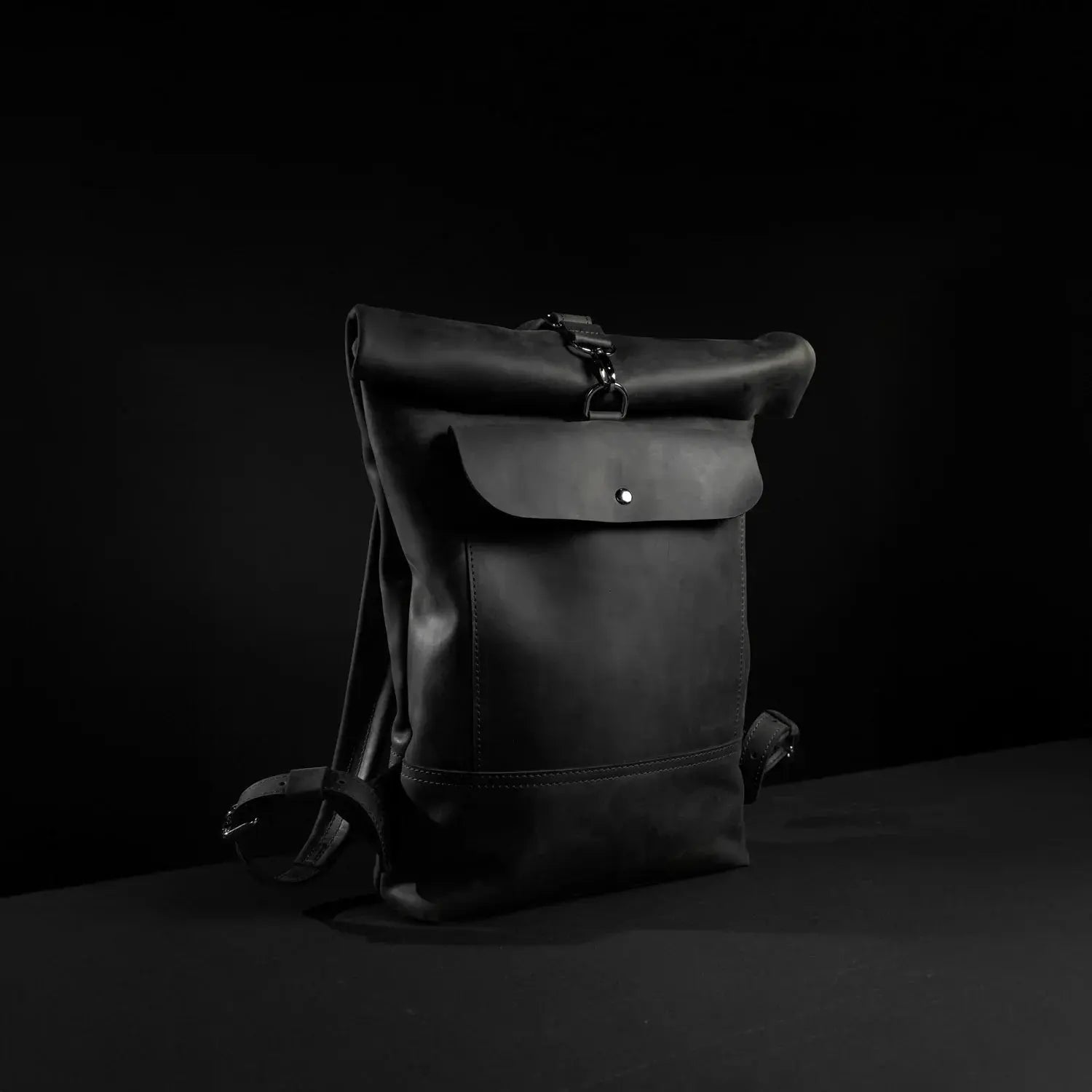Рюкзак RollTop з натуральної шкіри Crazy Horse, фото 14 — Skin&Skin