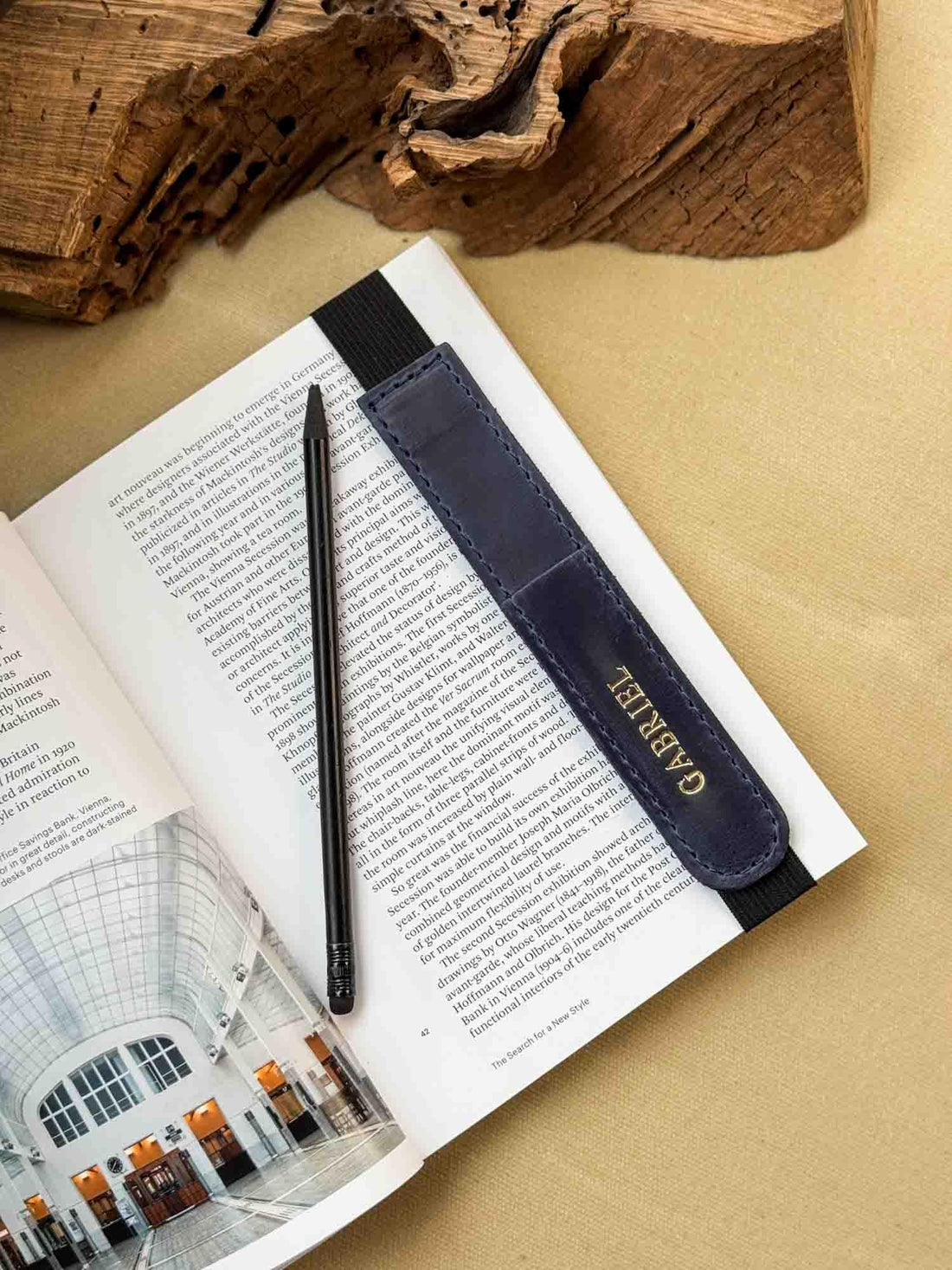 Закладка для книг та записників з матової шкіри Crazy Horse — Skin&Skin