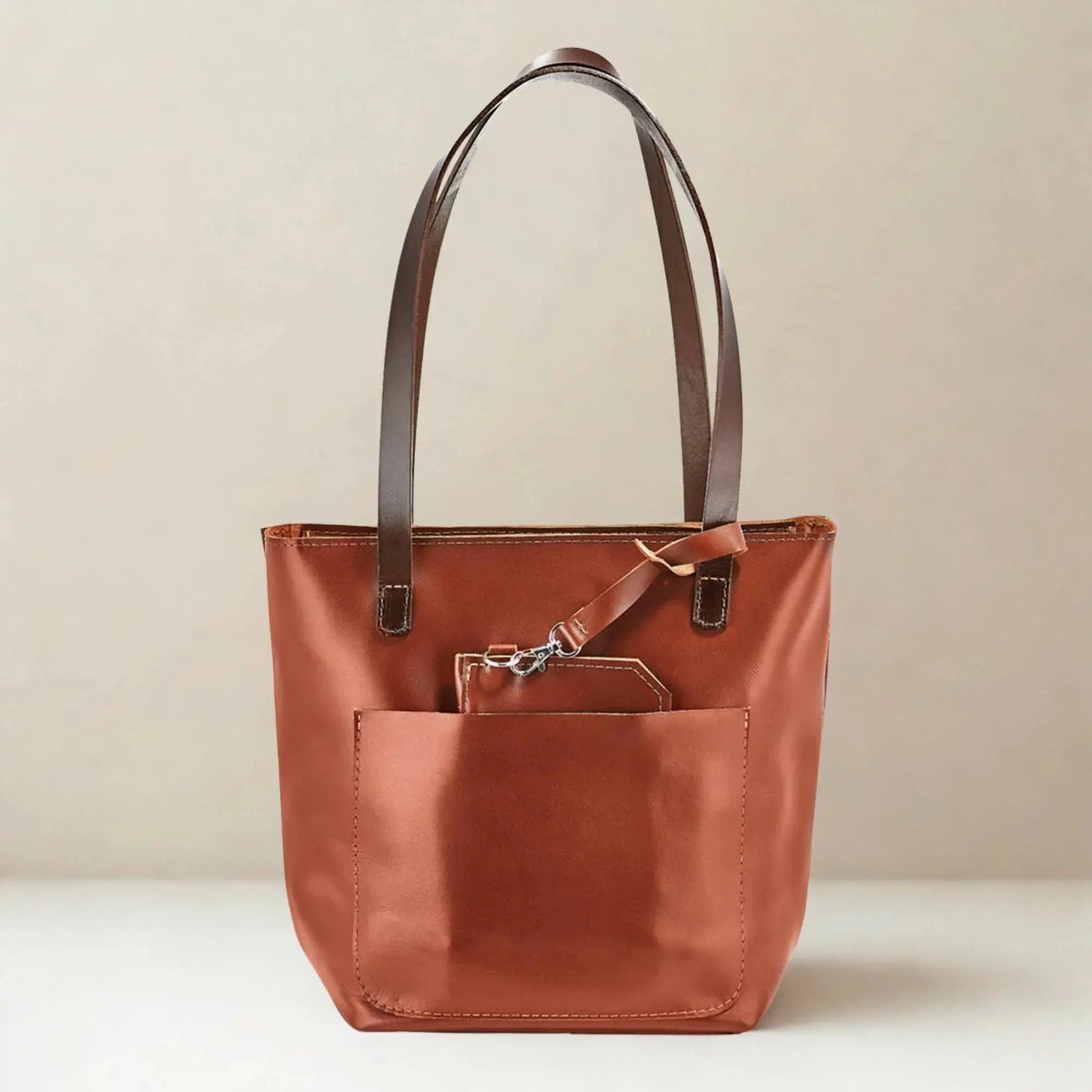 Жіноча сумка Tote з класичної шкіри з органайзером, фото 10 — Skin&Skin