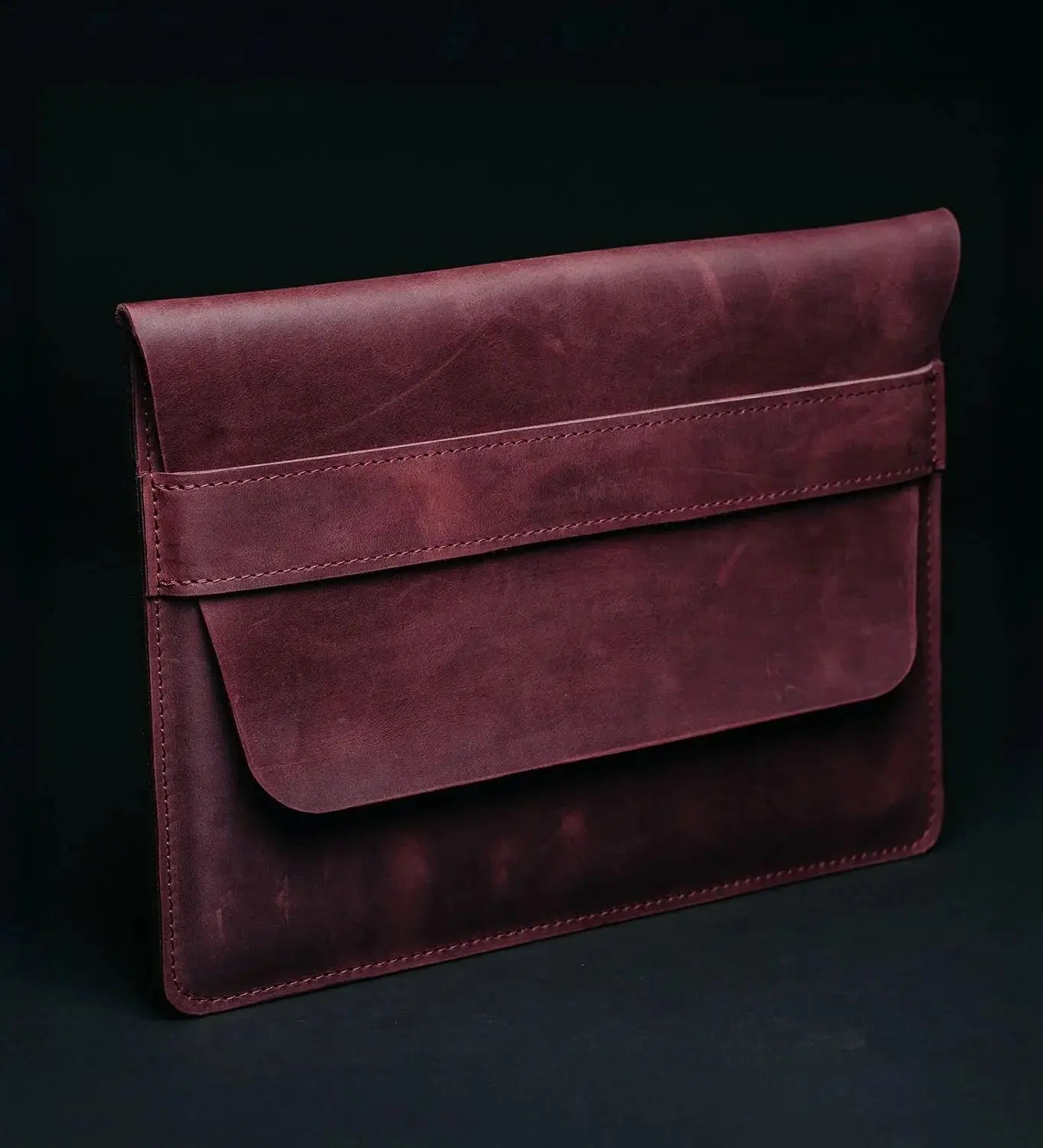 Чохол-папка для MacBook з натуральної шкіри Crazy Horse | Sleeve, фото 12 — Skin&Skin