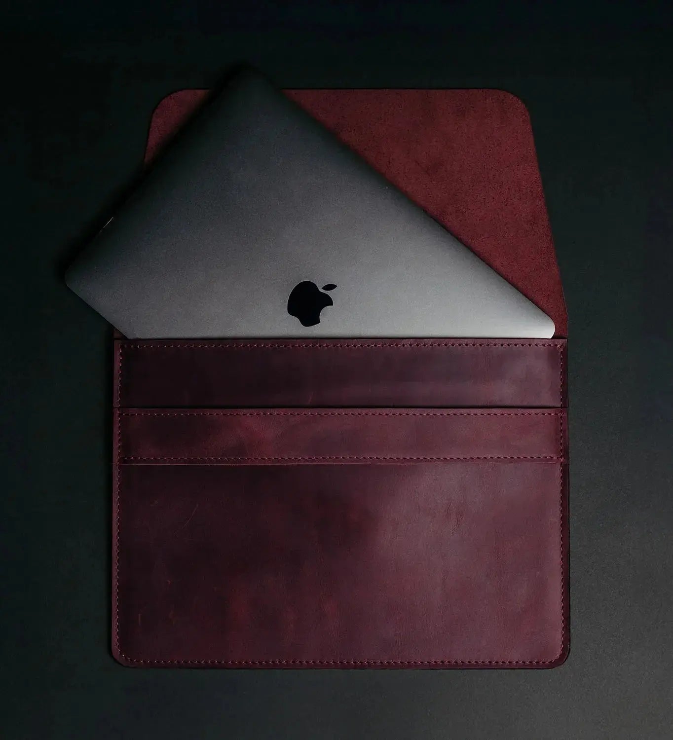 Чохол-папка для MacBook з натуральної шкіри Crazy Horse | Sleeve, фото 13 — Skin&Skin