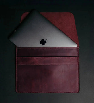 Чохол-папка для MacBook з натуральної шкіри Crazy Horse | Sleeve, фото 13 — Skin&Skin