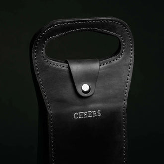 Сумка для пляшки зі шкіри Crazy Horse | Подарунок до свят, фото 24 — Skin&Skin