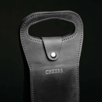 Сумка для пляшки зі шкіри Crazy Horse | Подарунок до свят, фото 52 — Skin&Skin