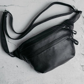 Шкіряна бананка на блискавці | B-Bag, фото 20 — Skin&Skin