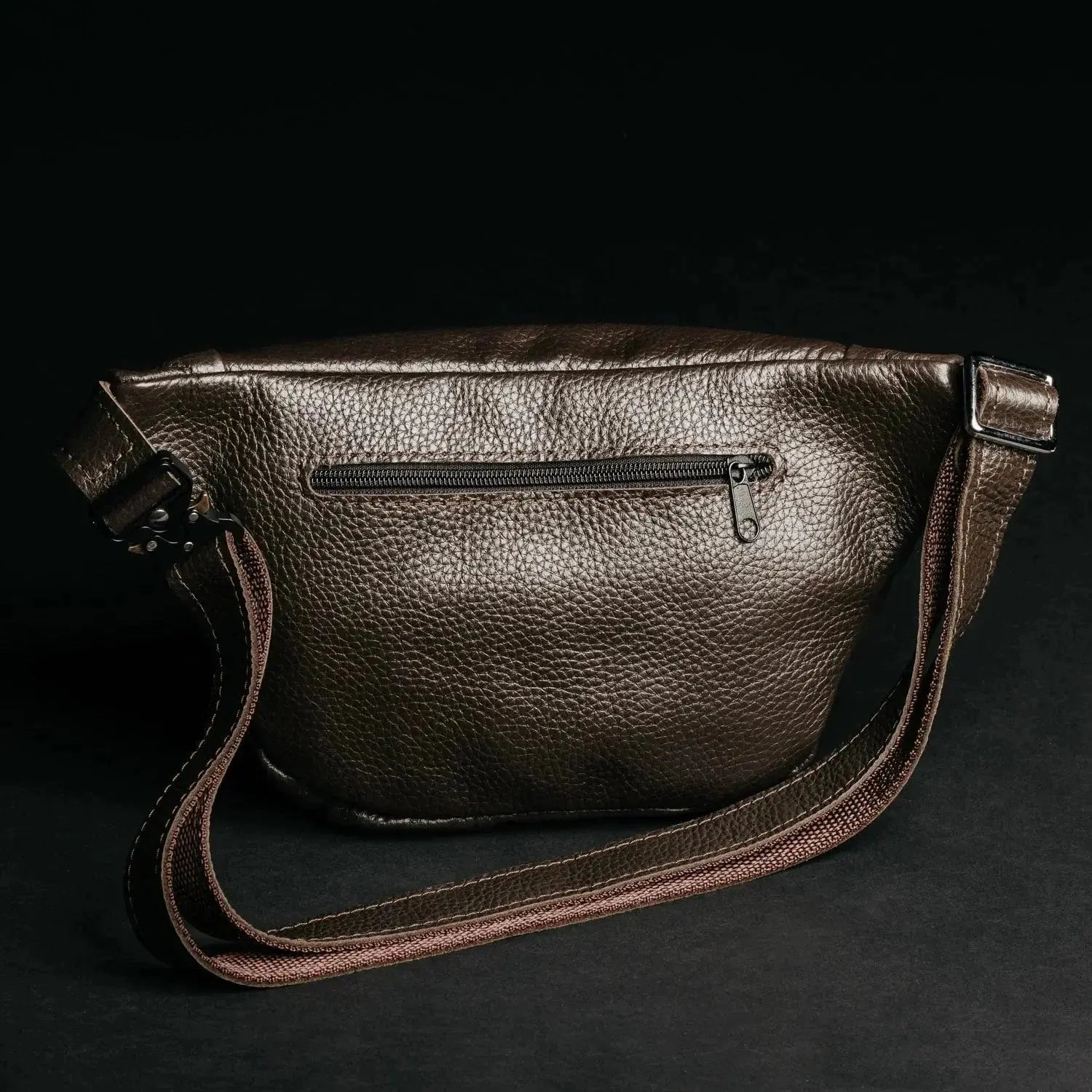 Шкіряна бананка на блискавці | B-Bag, фото 64 — Skin&Skin