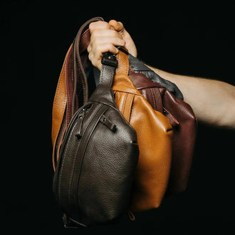 Шкіряна бананка на блискавці | B-Bag, фото 68 — Skin&Skin