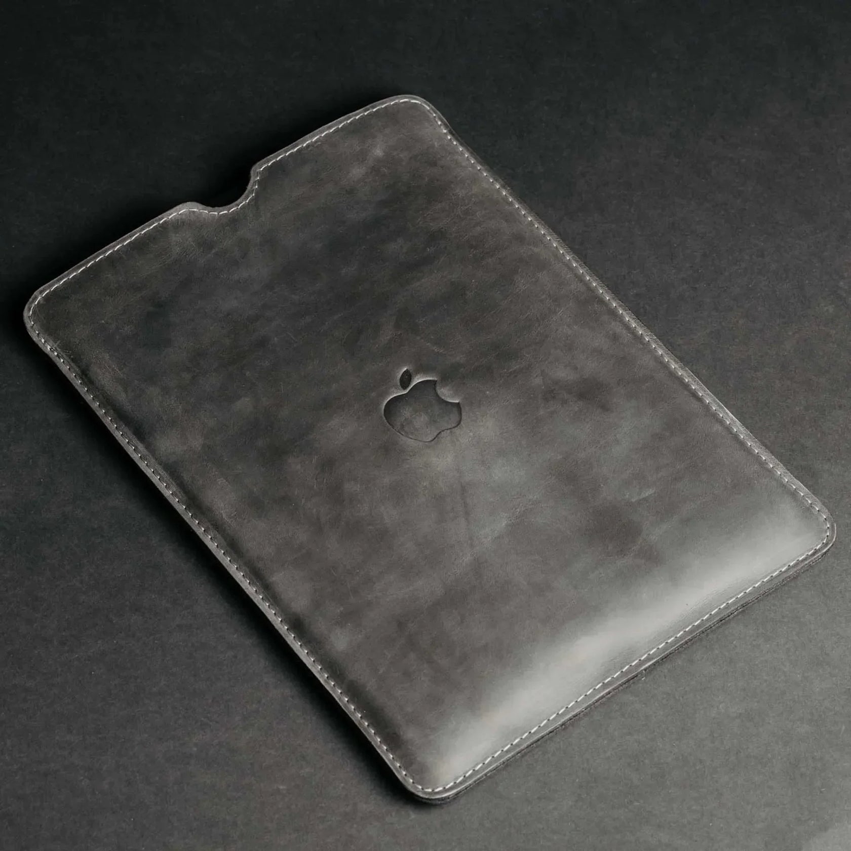 Чохол для MacBook та iPad зі шкіри Crazy Horse із вовняною підкладкою | Flatcase, фото 2 — Skin&Skin
