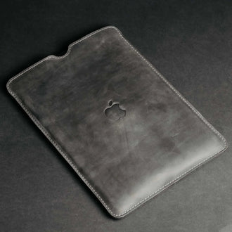 Чохол для MacBook та iPad зі шкіри Crazy Horse із вовняною підкладкою | Flatcase, фото 2 — Skin&Skin