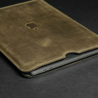 Чохол для MacBook та iPad зі шкіри Crazy Horse із вовняною підкладкою | Flatcase, фото 44 — Skin&Skin