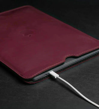 Чохол для MacBook та iPad зі шкіри Crazy Horse із вовняною підкладкою | Flatcase, фото 36 — Skin&Skin