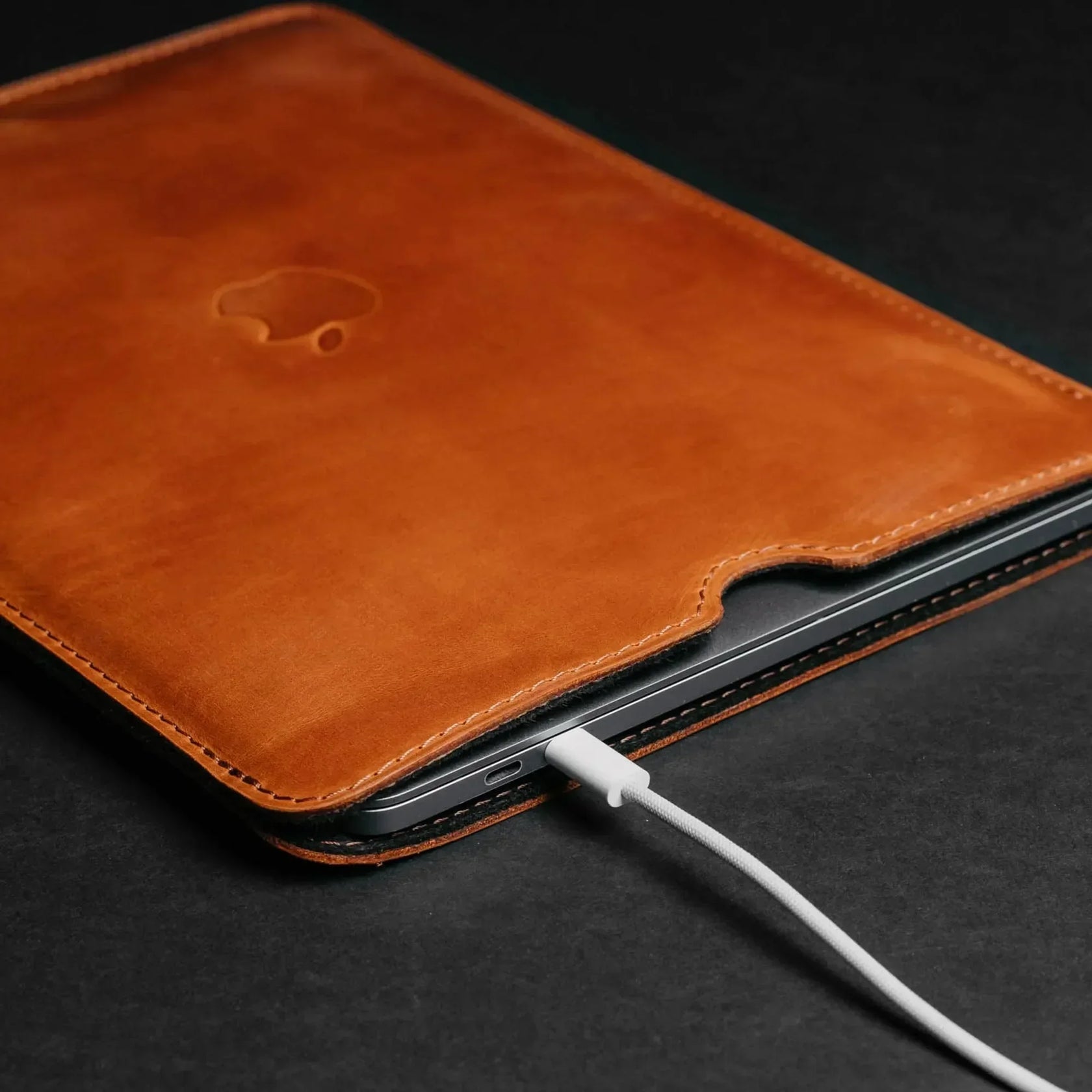 Чохол для MacBook та iPad зі шкіри Crazy Horse із вовняною підкладкою | Flatcase, фото 60 — Skin&Skin