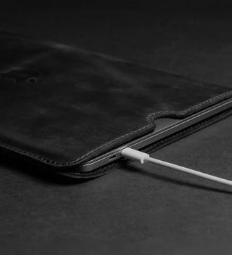 Чохол для MacBook та iPad зі шкіри Crazy Horse із вовняною підкладкою | Flatcase, фото 6 — Skin&Skin