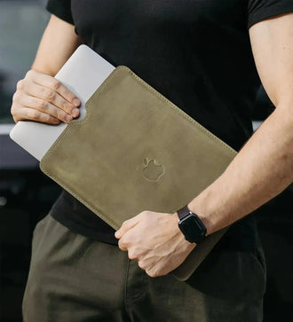 Чохол для MacBook та iPad зі шкіри Crazy Horse із вовняною підкладкою | Flatcase, фото 41 — Skin&Skin