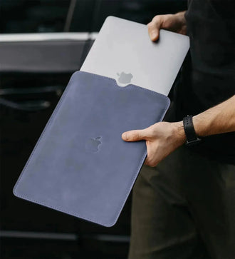 Чохол для MacBook та iPad зі шкіри Crazy Horse із вовняною підкладкою | Flatcase, фото 49 — Skin&Skin