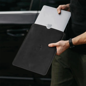 Чохол для MacBook та iPad зі шкіри Crazy Horse із вовняною підкладкою | Flatcase, фото 11 — Skin&Skin
