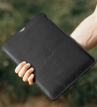 Чохол для MacBook та iPad зі шкіри Crazy Horse із вовняною підкладкою | Flatcase, фото 8 — Skin&Skin