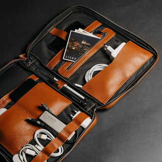 Папка-органайзер А4 із зернистої шкіри | Folio, фото 18 — Skin&Skin