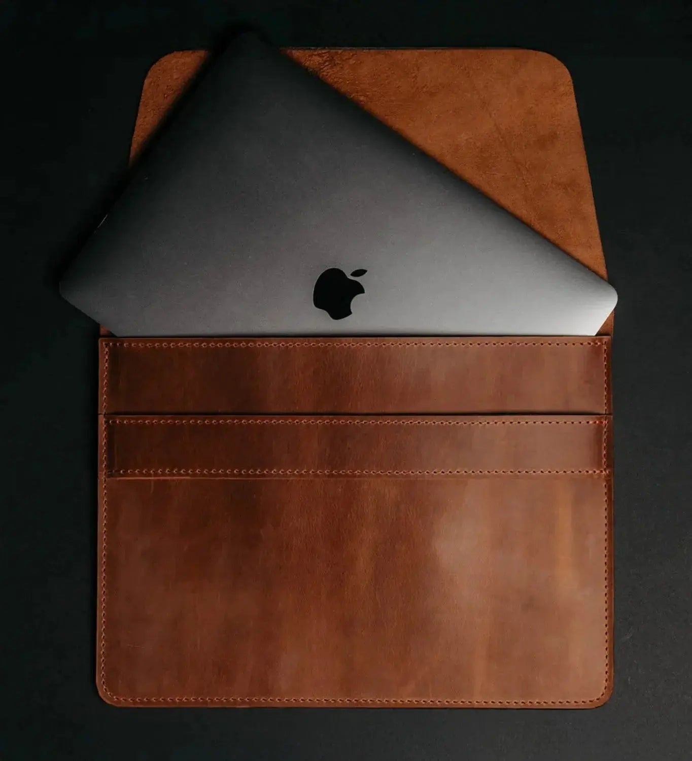 Чохол-папка для MacBook з натуральної шкіри Crazy Horse | Sleeve, фото 33 — Skin&Skin