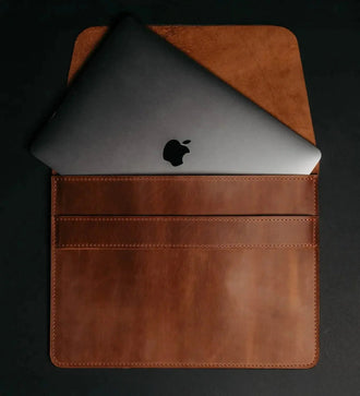 Чохол-папка для MacBook з натуральної шкіри Crazy Horse | Sleeve, фото 33 — Skin&Skin
